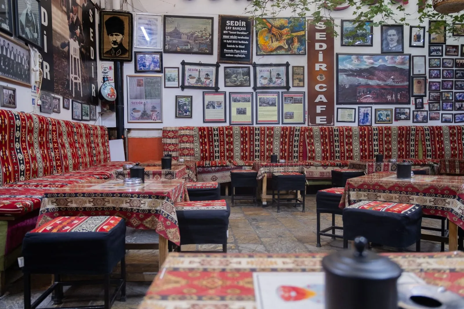 A cozy café in a foreign city, perfect for meeting new friends